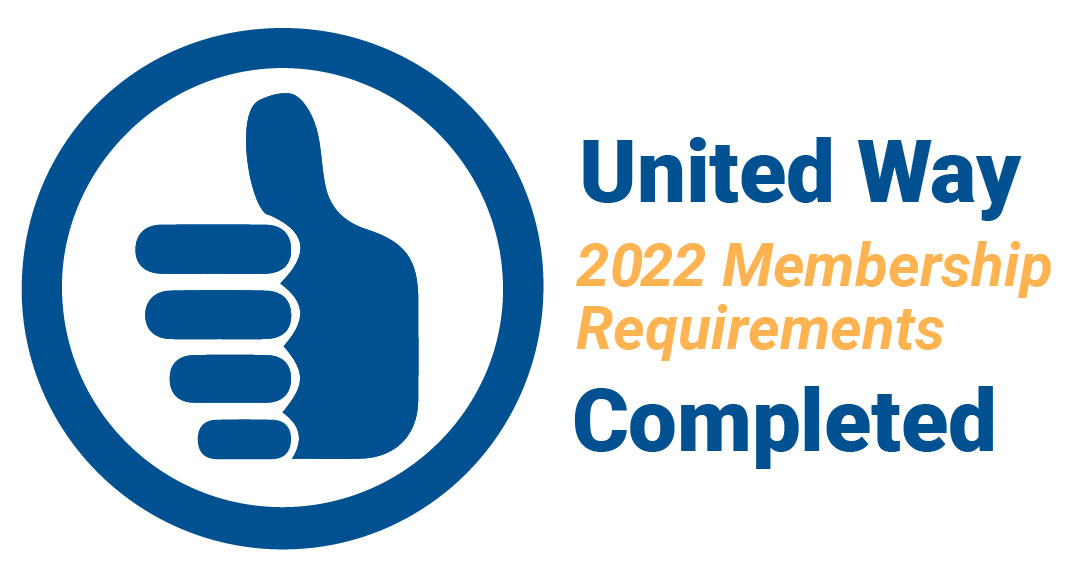 United Way 2022 Membership Requirements Completed
